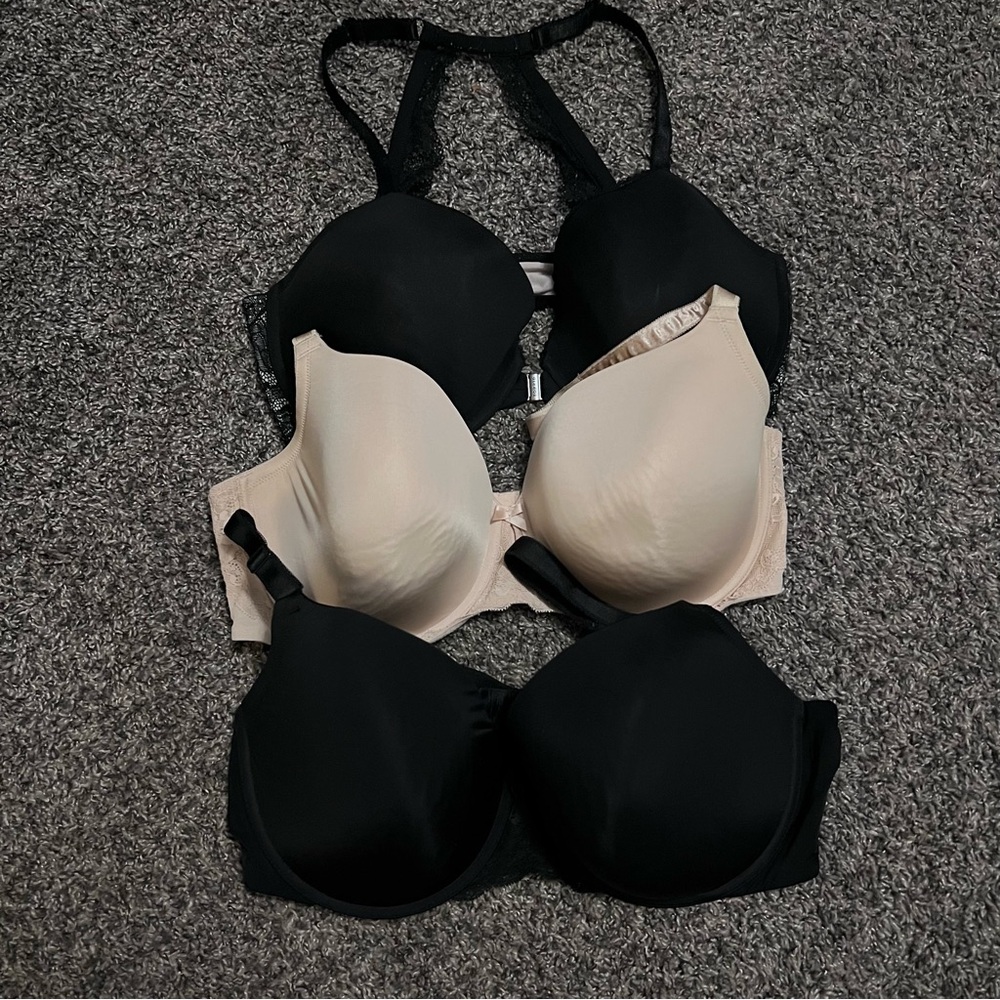 LOT OF 3 TORRID CURVE UNDER-WIRE 42DD BRA SET